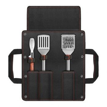 Kamado Joe Ανοξείδωτα Εργαλεία Krafted™ 3 τμχ με Θήκη Μεταφοράς - KJ15184726
