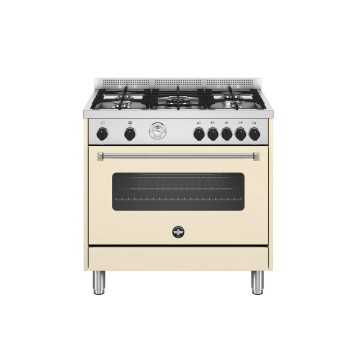 La Germania AMN96 5 G CR T | Φούρνος Αερίου με Αέρα και Γκριλ Ηλεκτρικό| Εστίες Αερίου