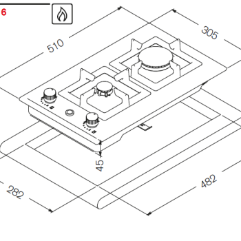 La Germania P33 1C LAG X | Μονή Εστία Αερίου La Germania P33 1C LAG X | Μονή Εστία Αερίου