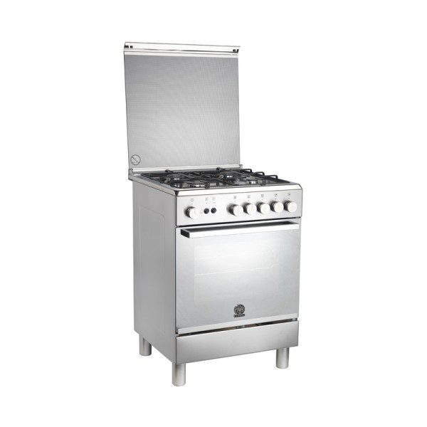 La Germania FTR6 40 81 D X | Ιnox Κουζίνα με 4 Εστίες Αερίου & Φούρνο Αερίου MultiGas (τελευταιο τεμαχιο)