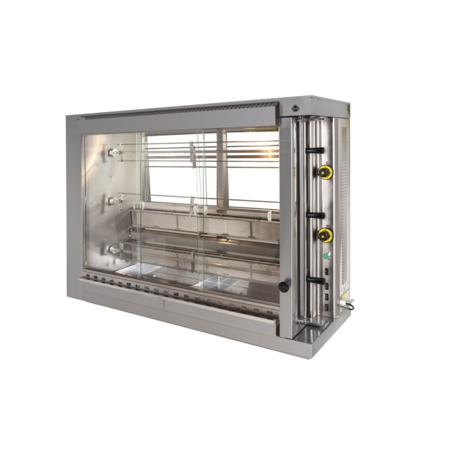 Ser Gas Κοτοπουλίερα Υγραερίου με 3 σούβλες KG3