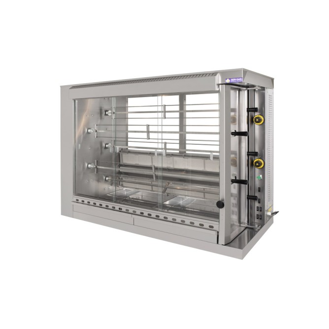 Ser Gas Κοτοπουλιέρα Υγραερίου με 5 σούβλες KG5