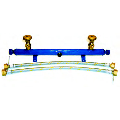 Διπλο Κολλεκτέρ 3 εξόδων με δυο Σπιραλ Λάστιχα
