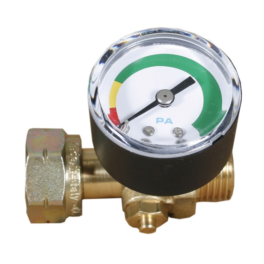 Θερμοστοπ με Μανόμετρο και Ασφάλεια Διαρροής