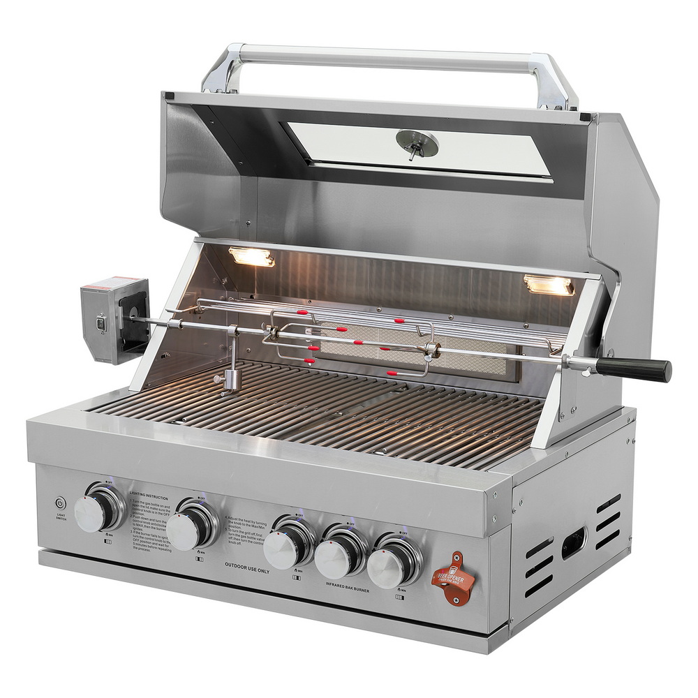 Thermogatz BBQ Υγραερίου SEMI-PROF TGH-BI-B4-G 4+1 19,3kW