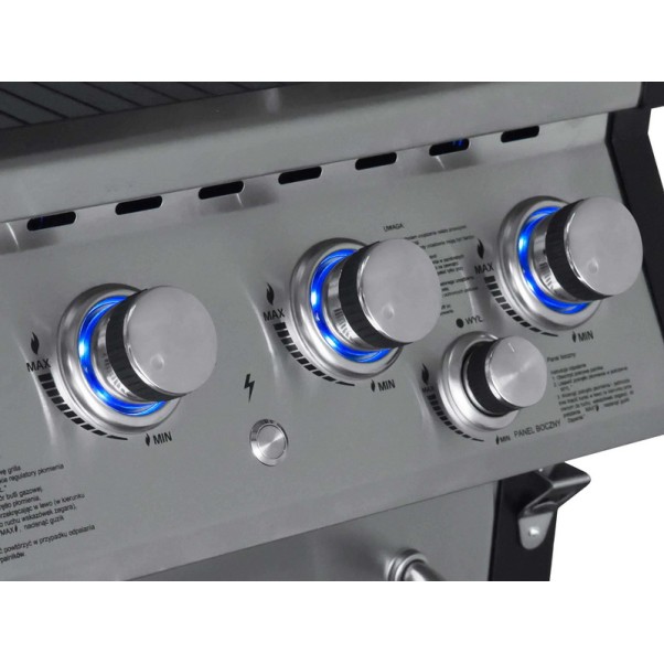 Thermogatz GS GRILL SUPERIOR 3+1 ΙΝΟΧ - 14kW