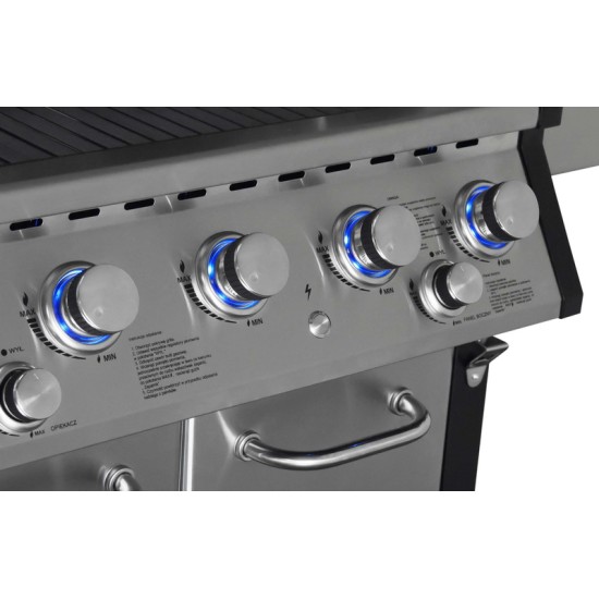 Thermogatz GS GRILL SUPERIOR 4+1+1 ΙΝΟΧ - 21kW Thermogatz GS GRILL SUPERIOR 4+1+1 ΙΝΟΧ - 21kW