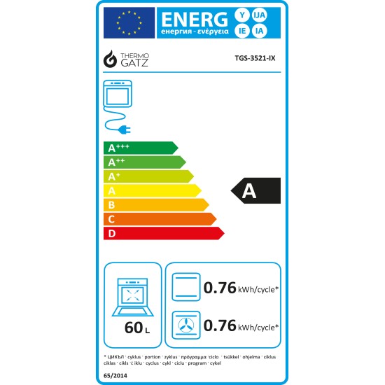 Thermogatz TGS 3521 IX TURBO Μικτή Κουζίνα