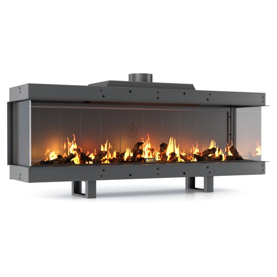 Gas Fireplace Panorama 150cm