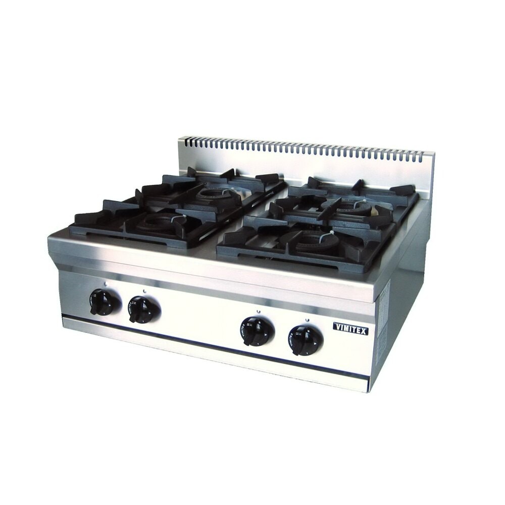 Vimitex Τετραπλό Φλόγιστρο Αερίου Eurochef 204ST
