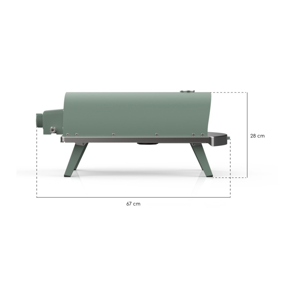 Ziipa Φουρνάκι Υγραερίου Για Πίτσα Piana Eucalyptus