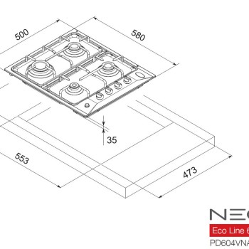 Neox P604VNAVX | Εστίες Αερίου