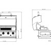 BBQ ΥΓΡΑΕΡΙΟΥ SEMI-PROF TGH-BI-M61 4+1 17,5kW