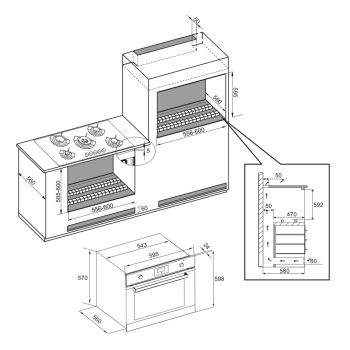 Mondin FM61CG03M2NN | Φούρνος Αερίου με Αέρα Γκριλ Αερίου και Σούβλα Mondin FM61CG03M2NN | Φούρνος Αερίου με Αέρα Γκριλ Αερίου και Σούβλα