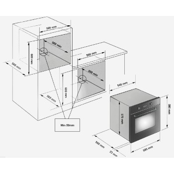 Mondin FM61PE07MOO | Φούρνος Ηλεκτρικός | LINEA SHADE Mondin FM61PE07MOO | Φούρνος Ηλεκτρικός | LINEA SHADE