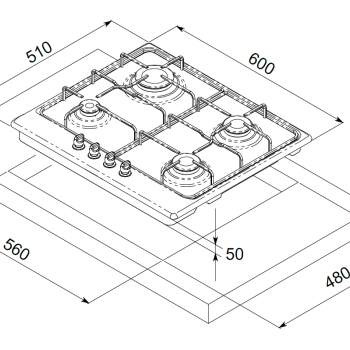 Mondin A0604VNGCAV | ΕΣΤΙΕΣ ΑΕΡΙΟΥ | LINEA MATERA