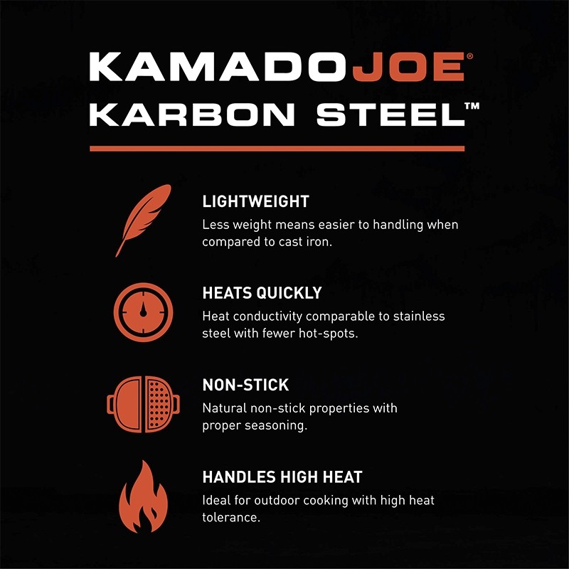 Kamado Joe Wok Karbon Steel - KJ15124922 Kamado Joe Wok Karbon Steel - KJ15124922