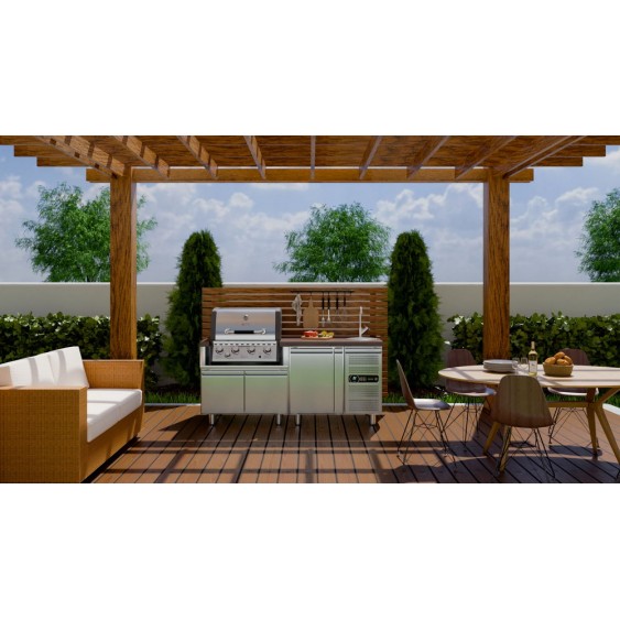 BBQ ΥΓΡΑΕΡΙΟΥ SEMI-PROF TGH-BI-M61 4+1 17,5kW