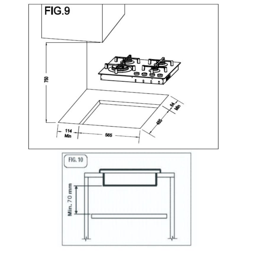 Thermogatz Εστία Αερίου TGC 6014 IX Thermogatz Εστία Αερίου TGC 6014 IX