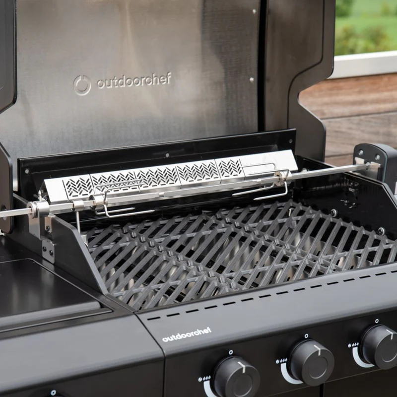 Outdoorchef HEAT C-435 RB - ψησταριά υγραερίου με Ζώνη ψησίματος & καυστήρα σούβλας