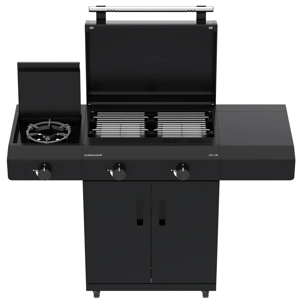 Outdoorchef HEAT C-265 - ψησταριά υγραερίου με 2 Ζώνες ψησίματος & Πλευρική εστία Outdoorchef HEAT C-265 - ψησταριά υγραερίου με 2 Ζώνες ψησίματος & Πλευρική εστία