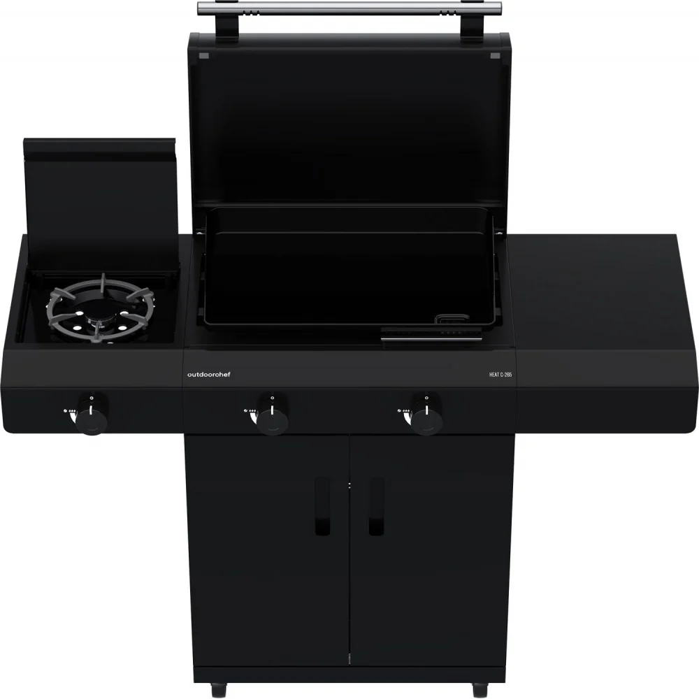 Outdoorchef HEAT C-265 - ψησταριά υγραερίου με 2 Ζώνες ψησίματος & Πλευρική εστία Outdoorchef HEAT C-265 - ψησταριά υγραερίου με 2 Ζώνες ψησίματος & Πλευρική εστία