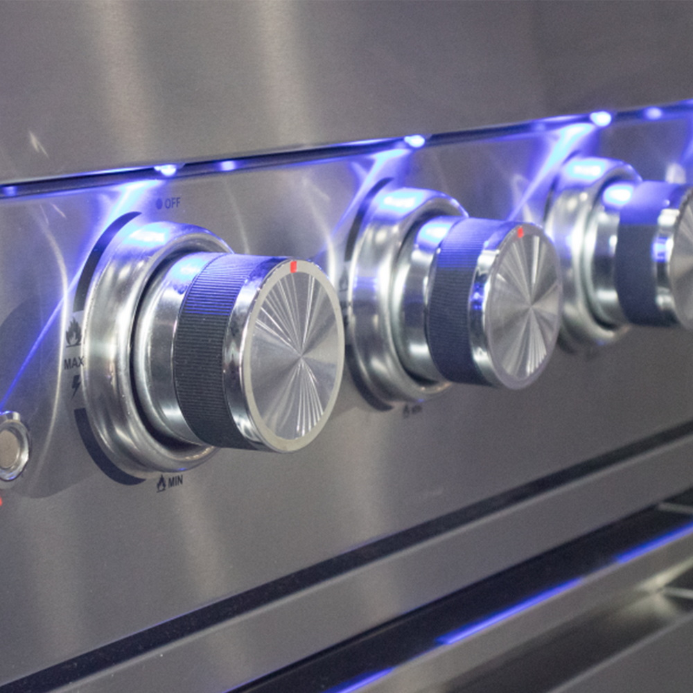 Thermogatz BBQ Υγραερίου SEMI-PROF TGH-BI-B4-G 4+1 19,3kW