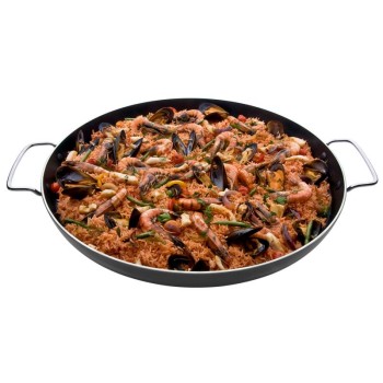 Paella Pan 50 Αλουμινίου με Χαλύβδινο Φινίρισμα  ø 47cm /  Ύψος 5,5cm